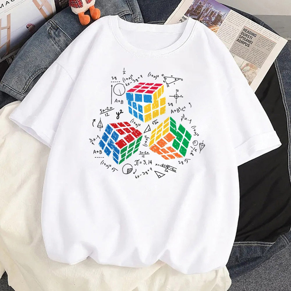 Exploding Rubics Cube T Shirt