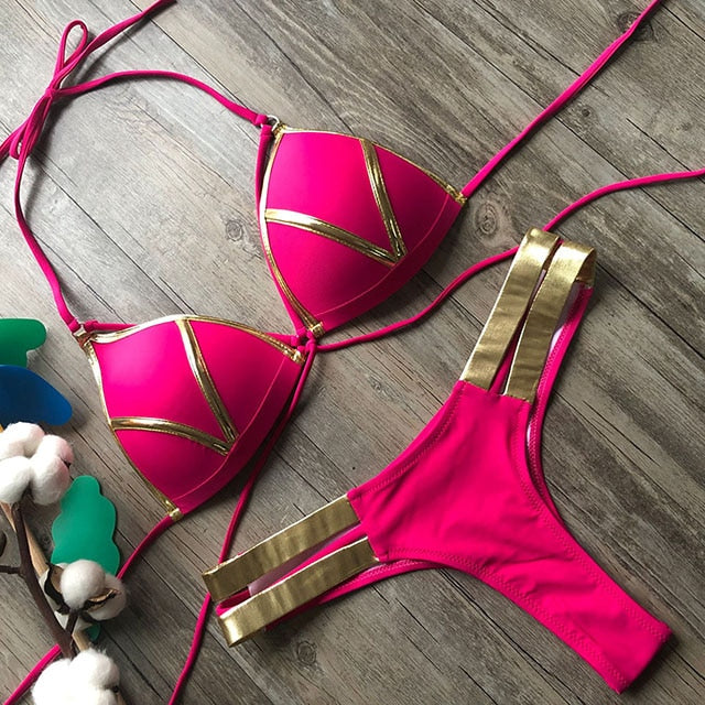 Sexy String Bandeau Swimsuit