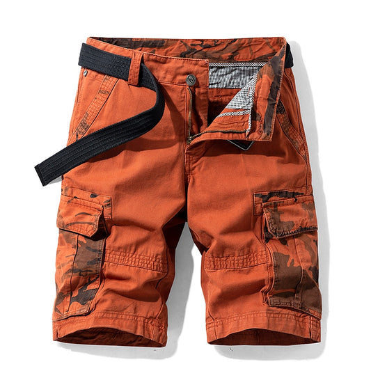 Summer CamoPocket Cotton Shorts