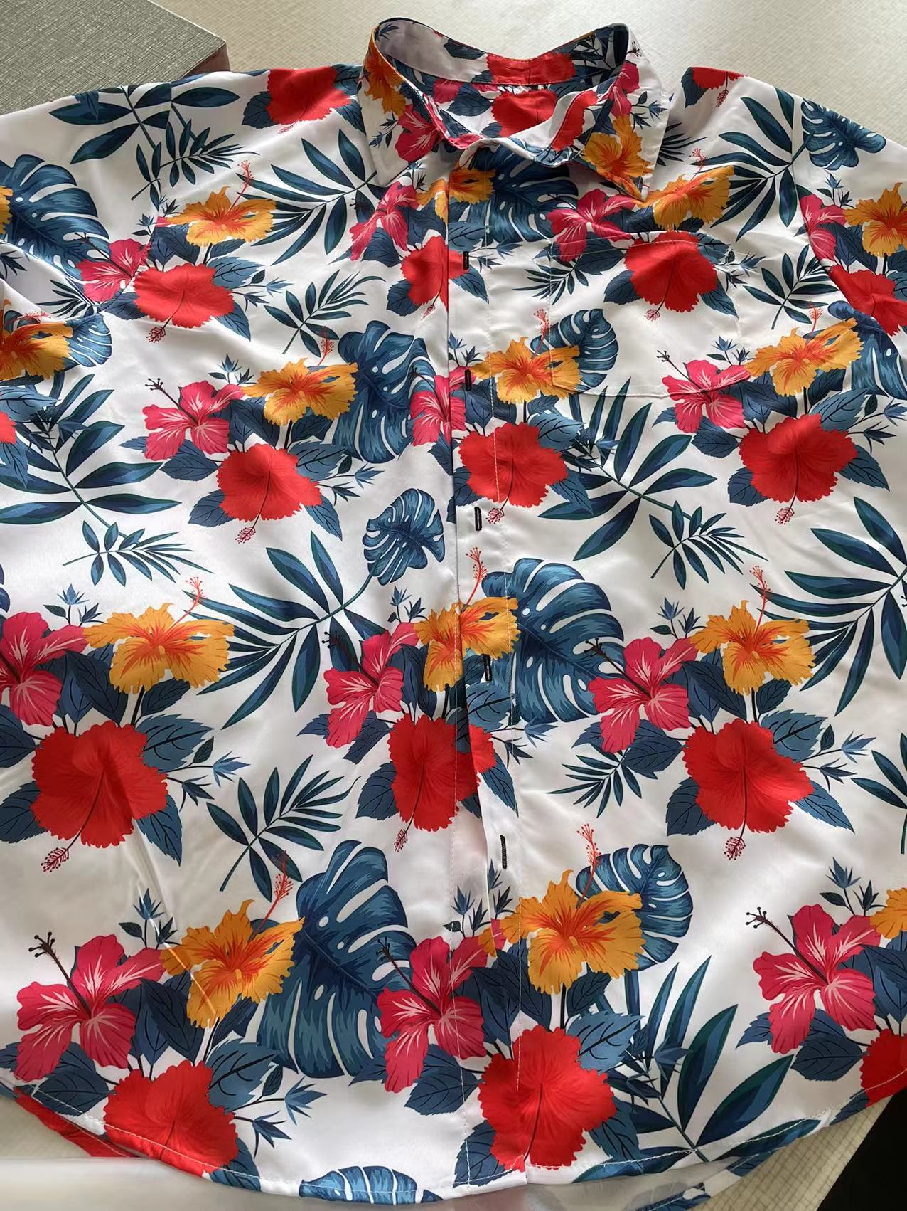Summer Casual Vintage Button Up