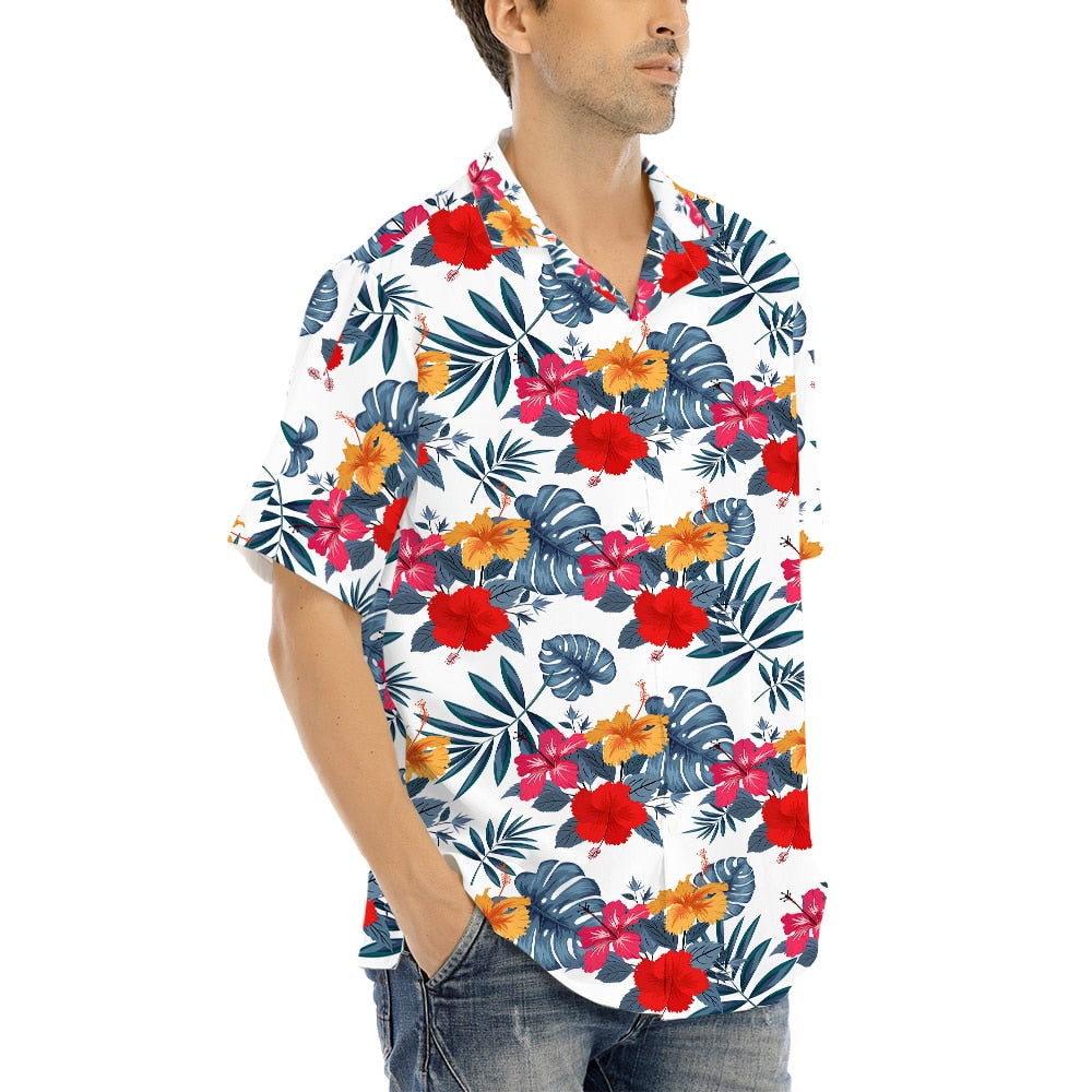 Summer Casual Vintage Button Up