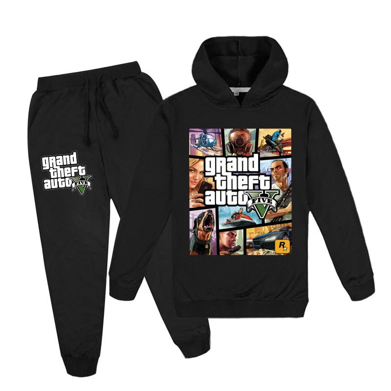 Game Grand Theft Auto Gta V 5 Clothing Set Unisex Sets