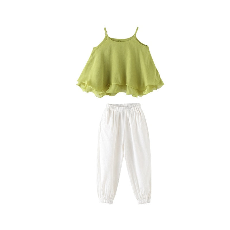 Girls Clothes Summer Two Piece Set 4 5 8 9 10 12 Yrs