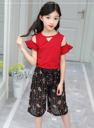 Girls Clothes Summer Two Piece Set 4 5 8 9 10 12 Yrs