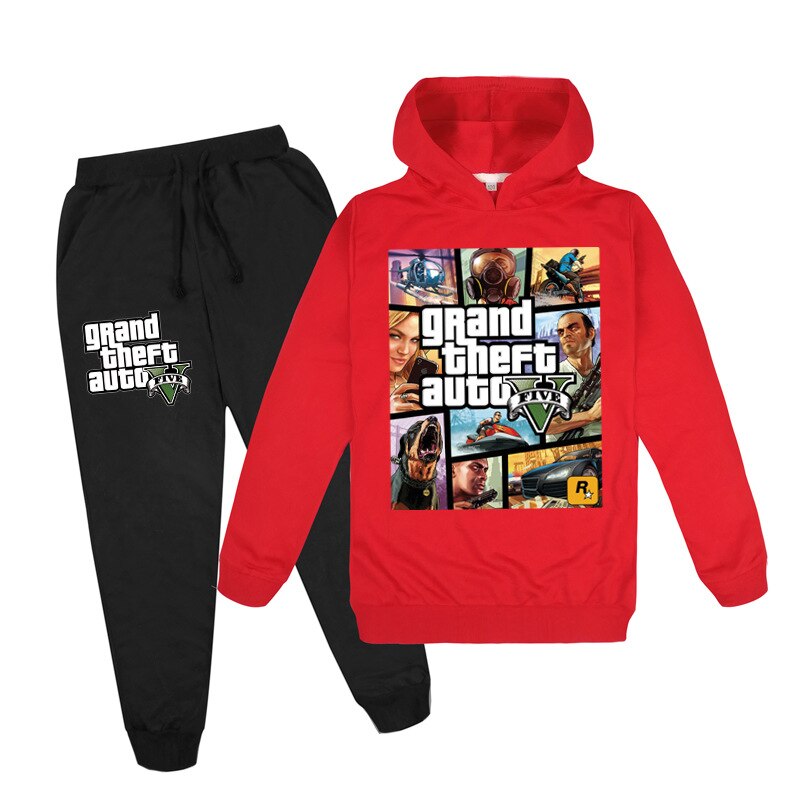 Game Grand Theft Auto Gta V 5 Clothing Set Unisex Sets