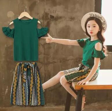 Girls Clothes Summer Two Piece Set 4 5 8 9 10 12 Yrs