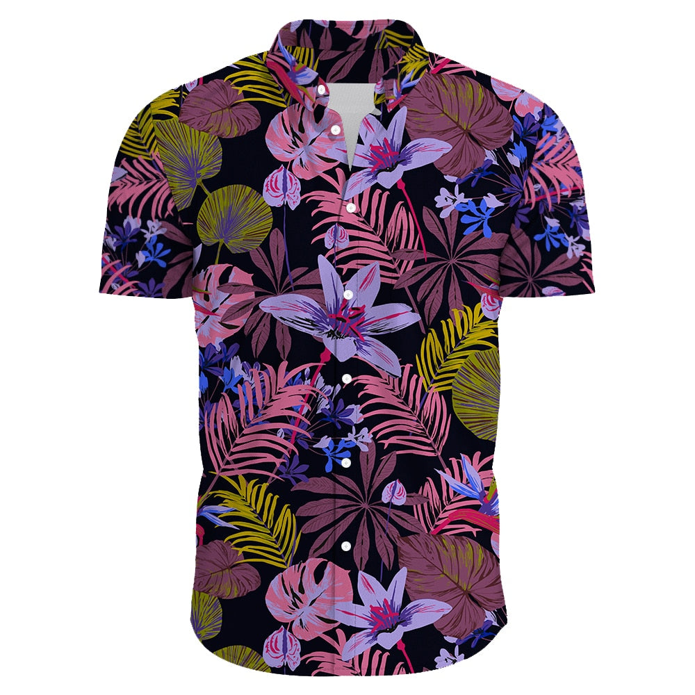 Summer Casual Vintage Button Up