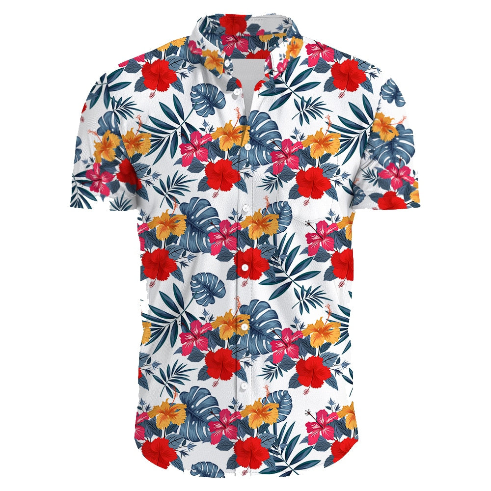 Summer Casual Vintage Button Up