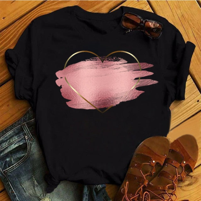 Women Bicycle  Black TSHIRT