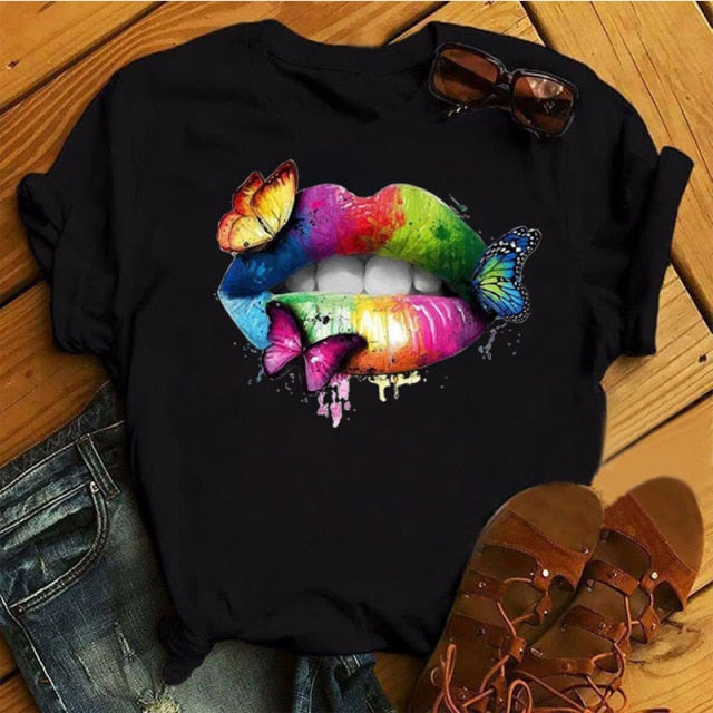 Women Bicycle  Black TSHIRT