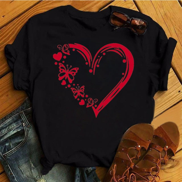 Women Bicycle  Black TSHIRT