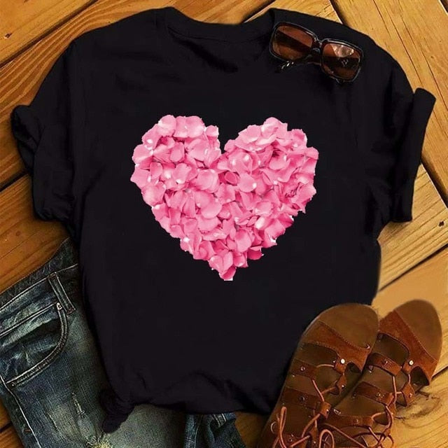 Women Bicycle  Black TSHIRT