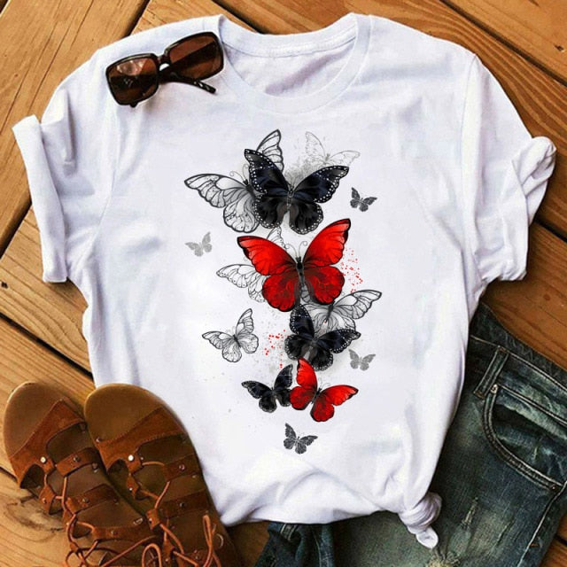 Women Bicycle  Black TSHIRT
