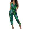Casual Sleeveless V-Neck Jumpsuits Plus Size Available