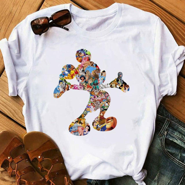 WHITE CASUAL GRAPHIC TSHIRT